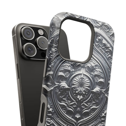 Silver Ornate Filigree-MagSafe Tough Cases