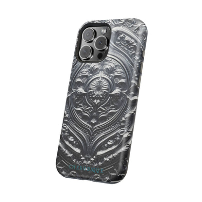 Silver Ornate Filigree-MagSafe Tough Cases