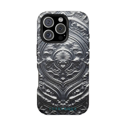 Silver Ornate Filigree-MagSafe Tough Cases