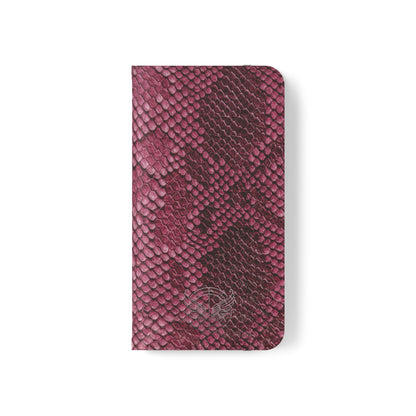 Pink Snake Skin-Samsung Flip Case