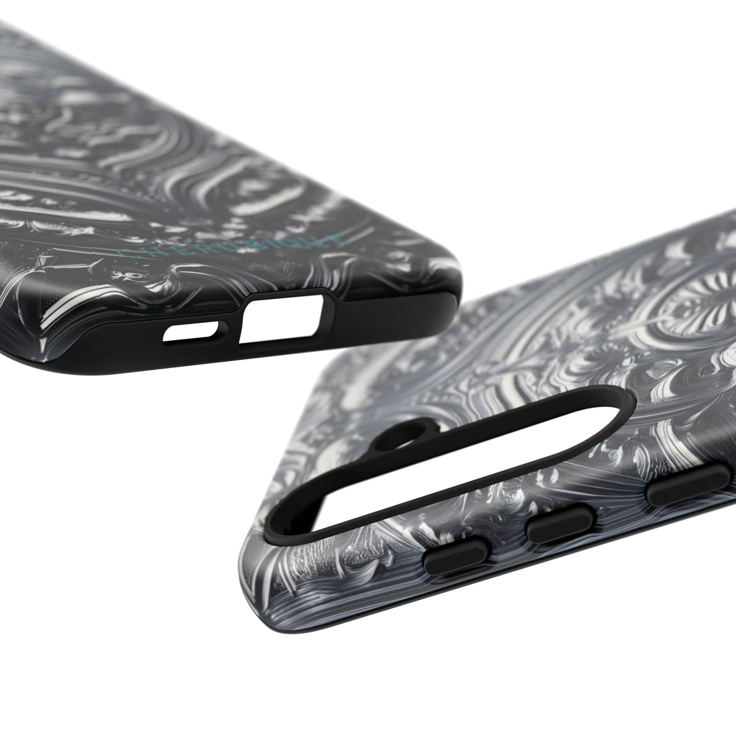 Silver Ornate Filigree-Samsung Galaxy