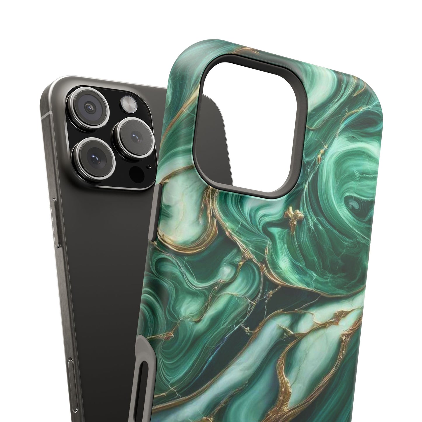 Emerald Swirls - MagSafe Tough Cases