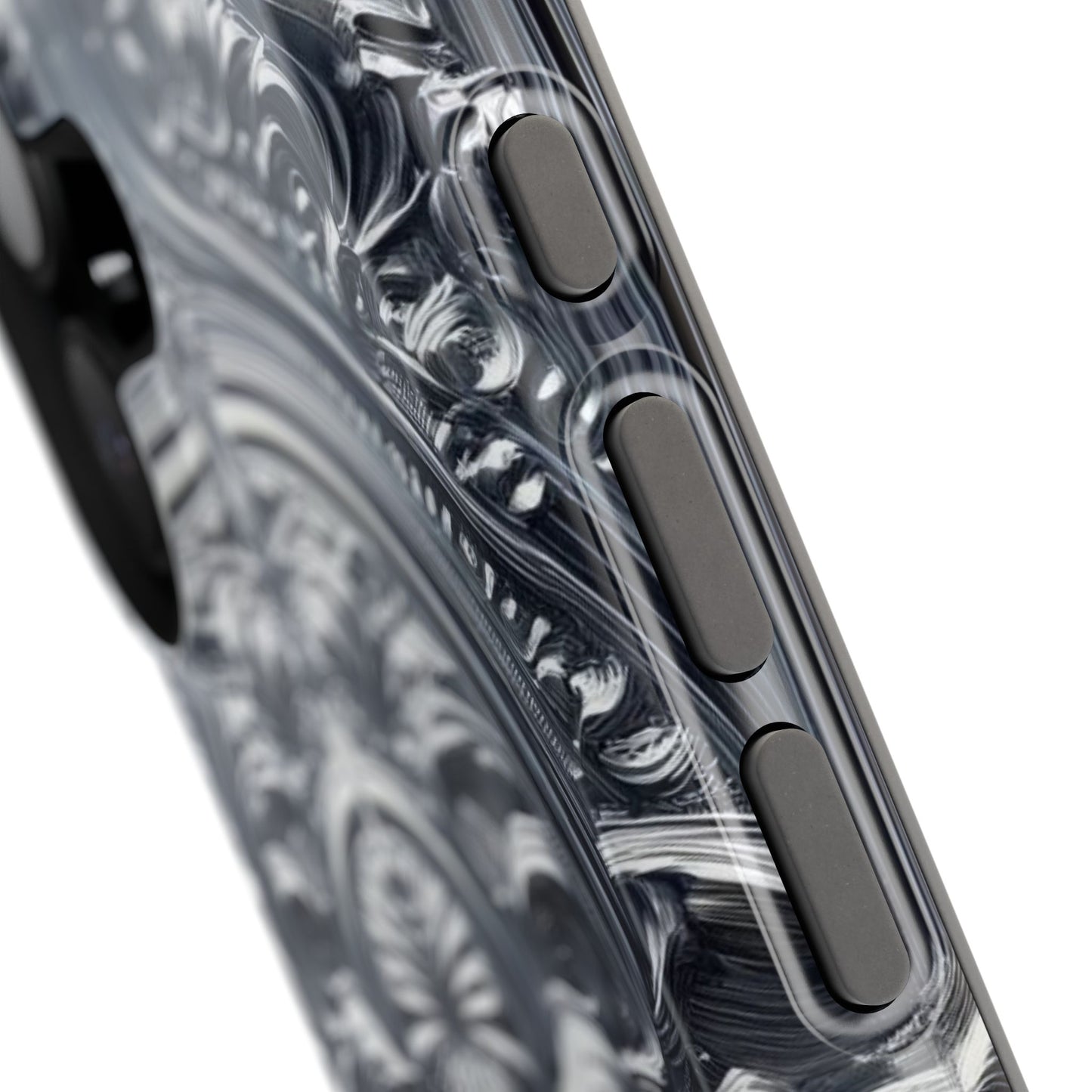 Silver Ornate Filigree-MagSafe Tough Cases