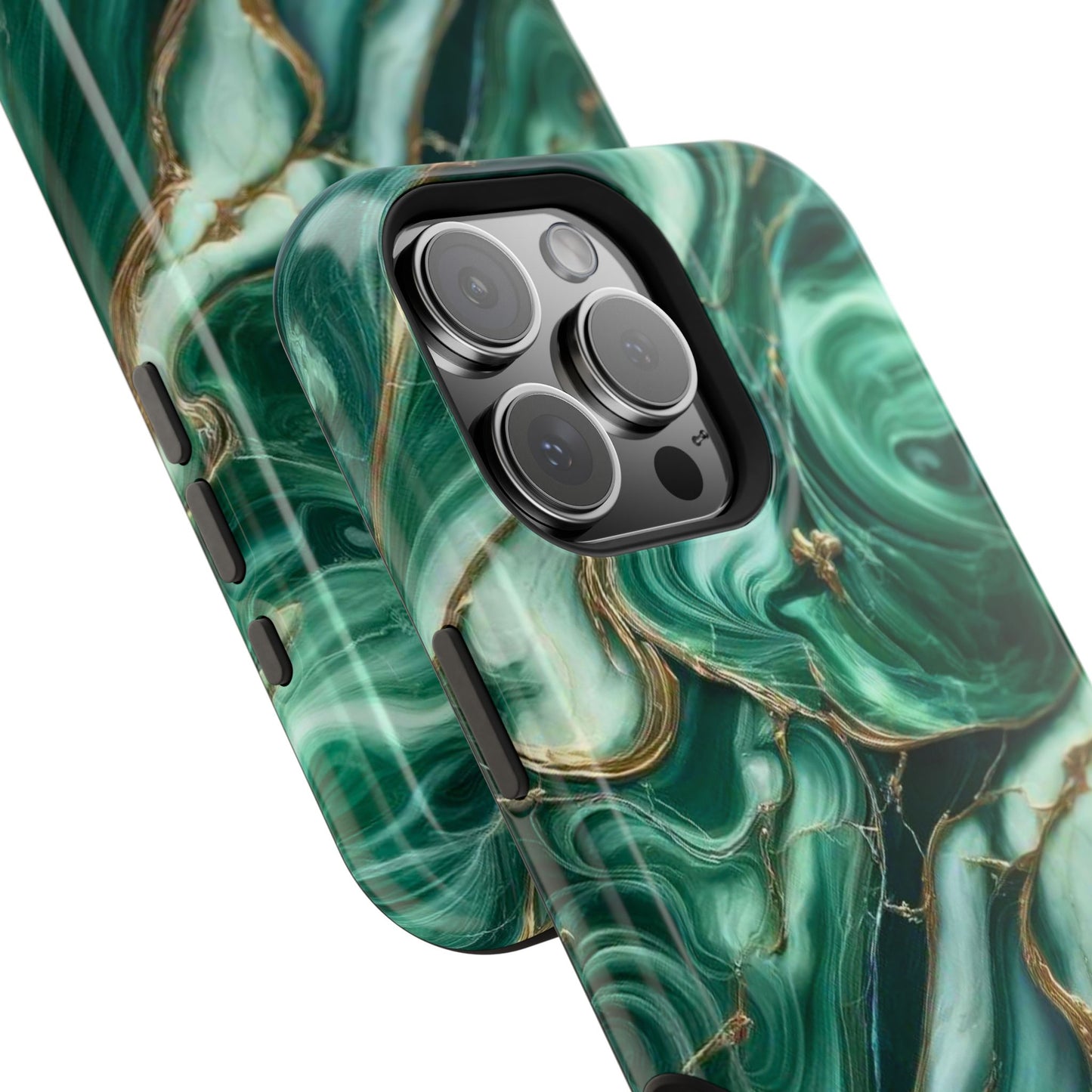 Emerald Swirls - MagSafe Tough Cases