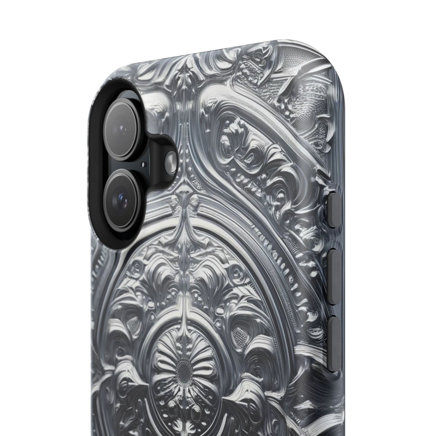 Silver Ornate Filigree-MagSafe Tough Cases