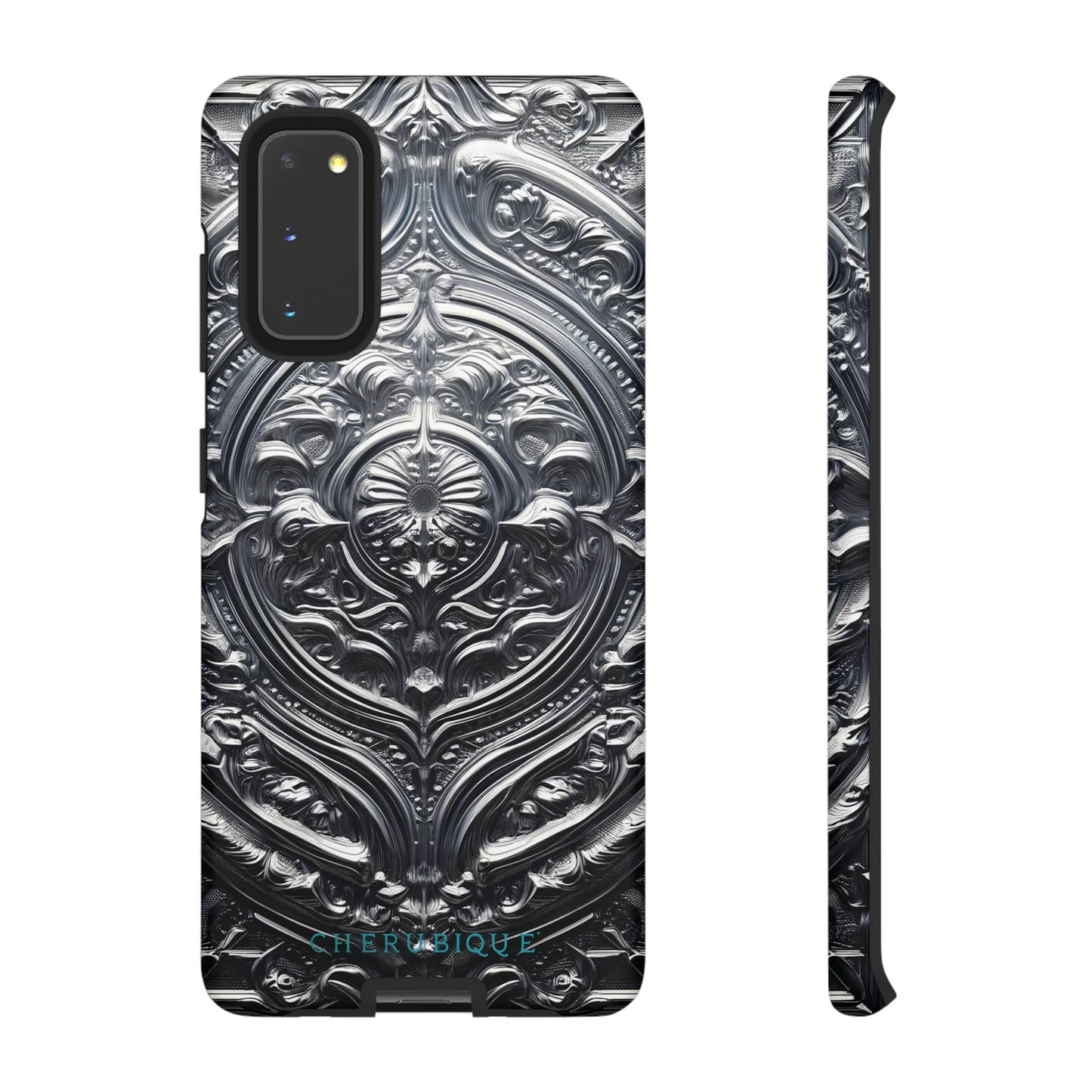 Silver Ornate Filigree-Samsung Galaxy