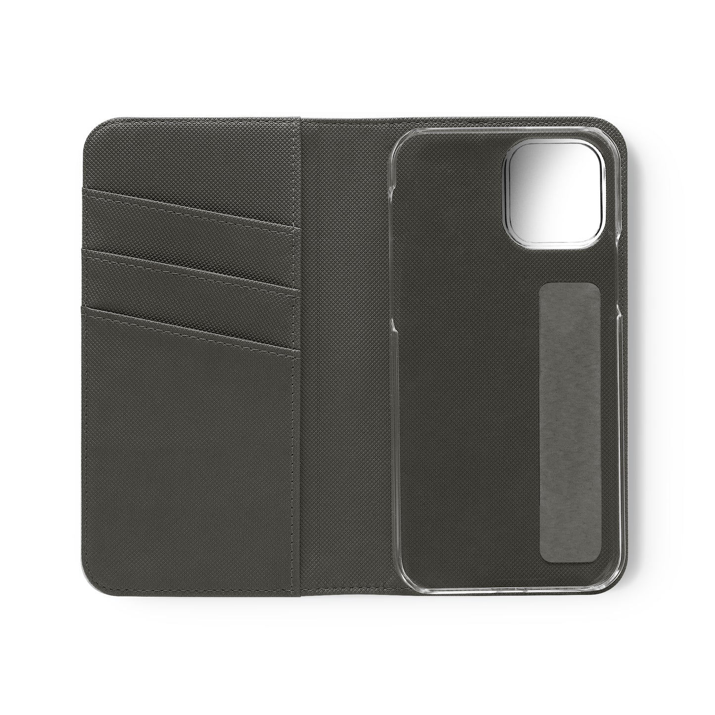 Black Snake Skin- iPhone Flip Case