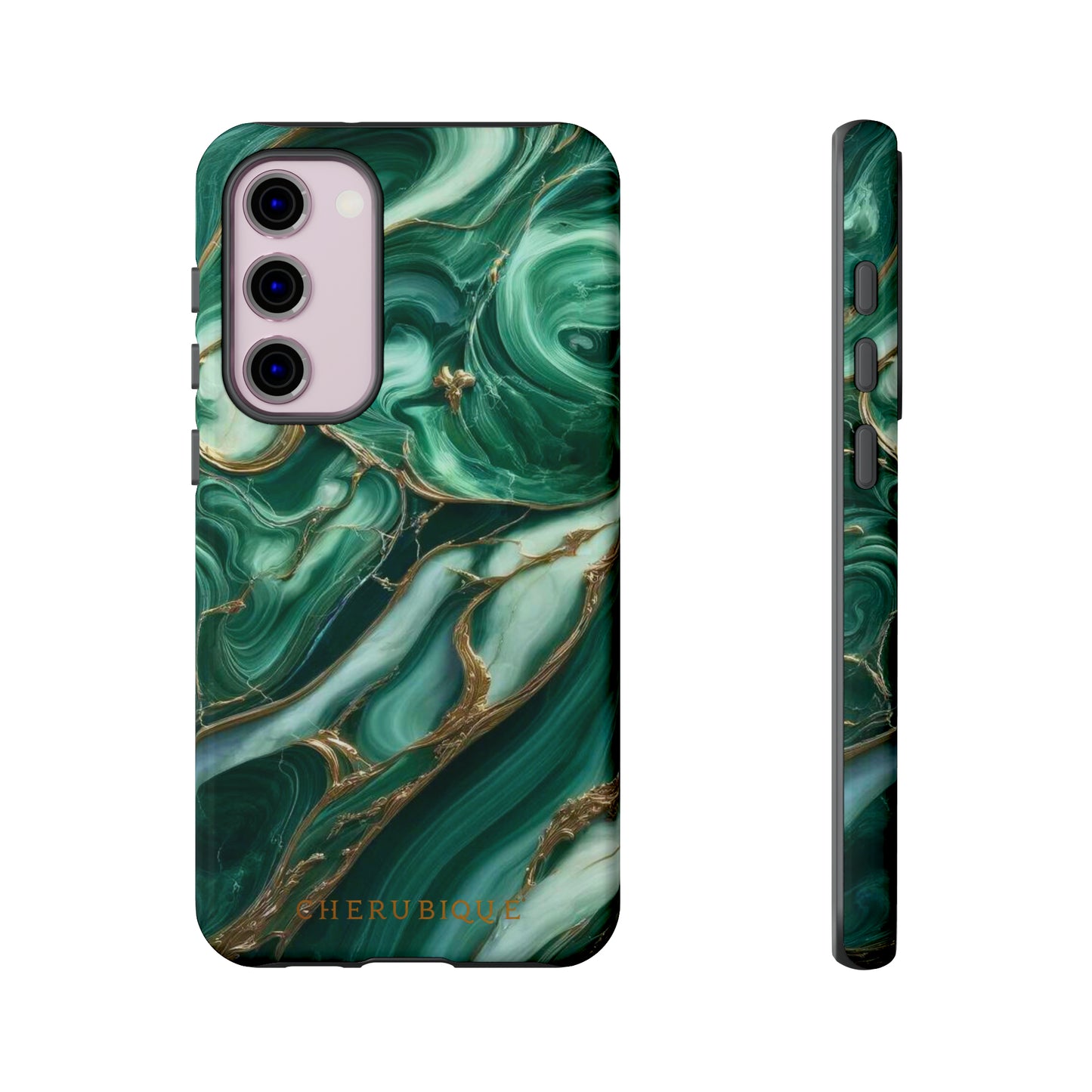 Emerald Swirls-Samsung Galaxy