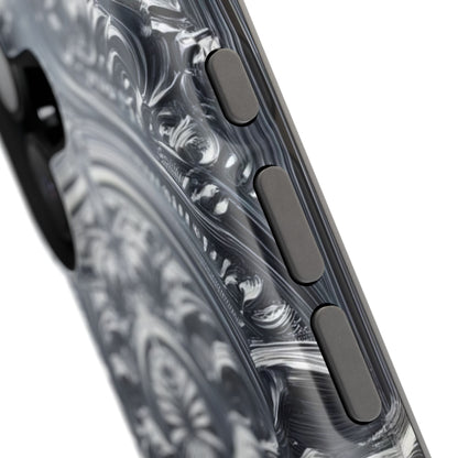 Silver Ornate Filigree-MagSafe Tough Cases