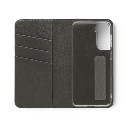 Black Snake Skin-Samsung Flip Case