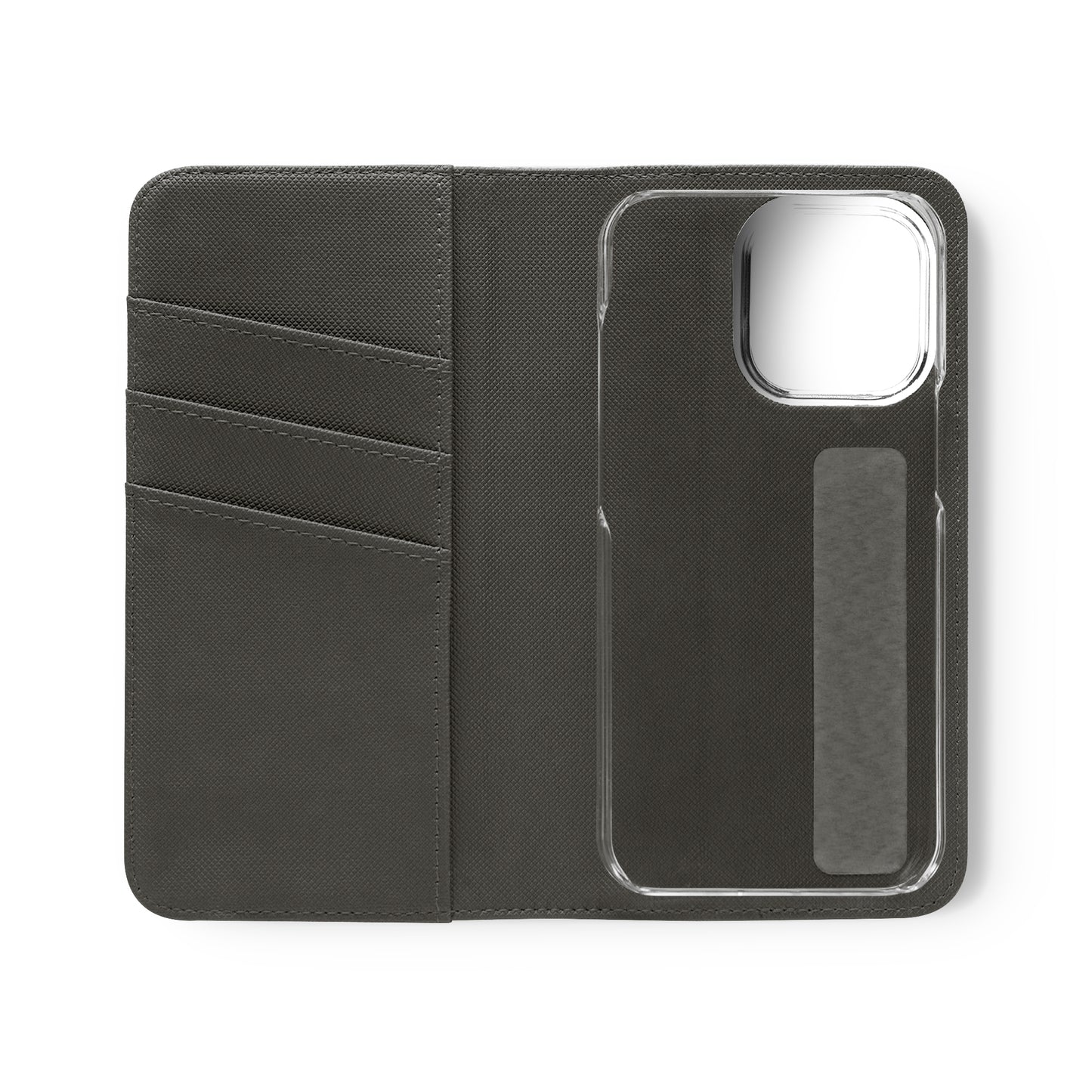 Black Snake Skin- iPhone Flip Case