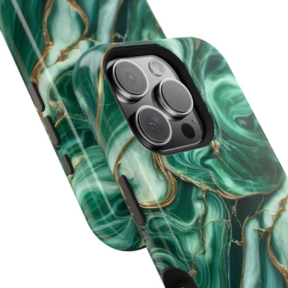 Emerald Swirls - MagSafe Tough Cases