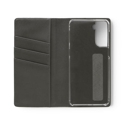 Black Snake Skin-Samsung Flip Case