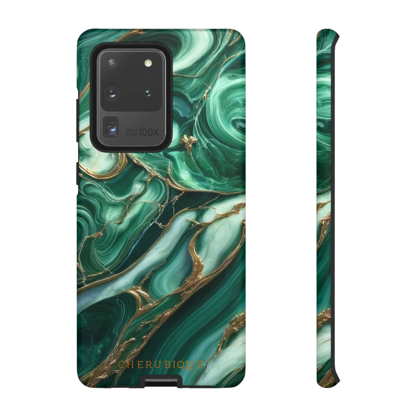 Emerald Swirls-Samsung Galaxy