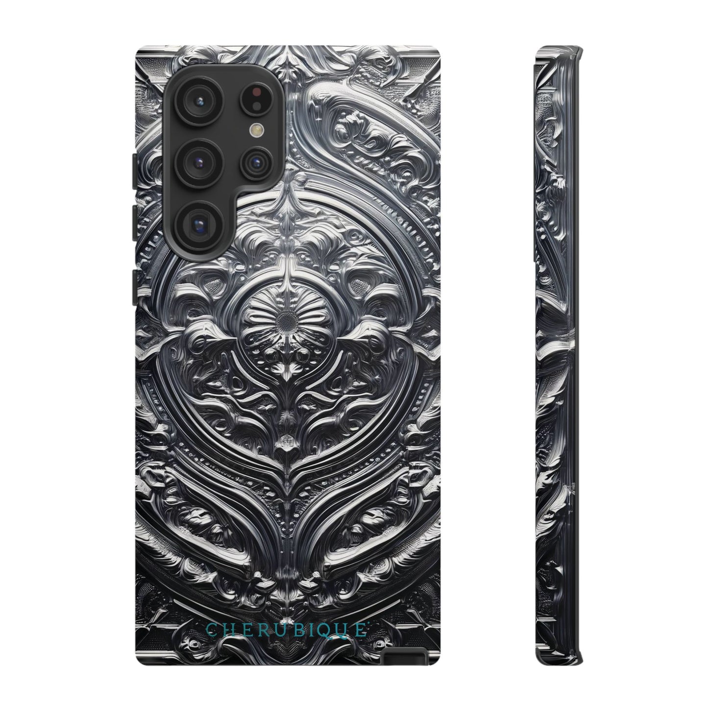 Silver Ornate Filigree-Samsung Galaxy