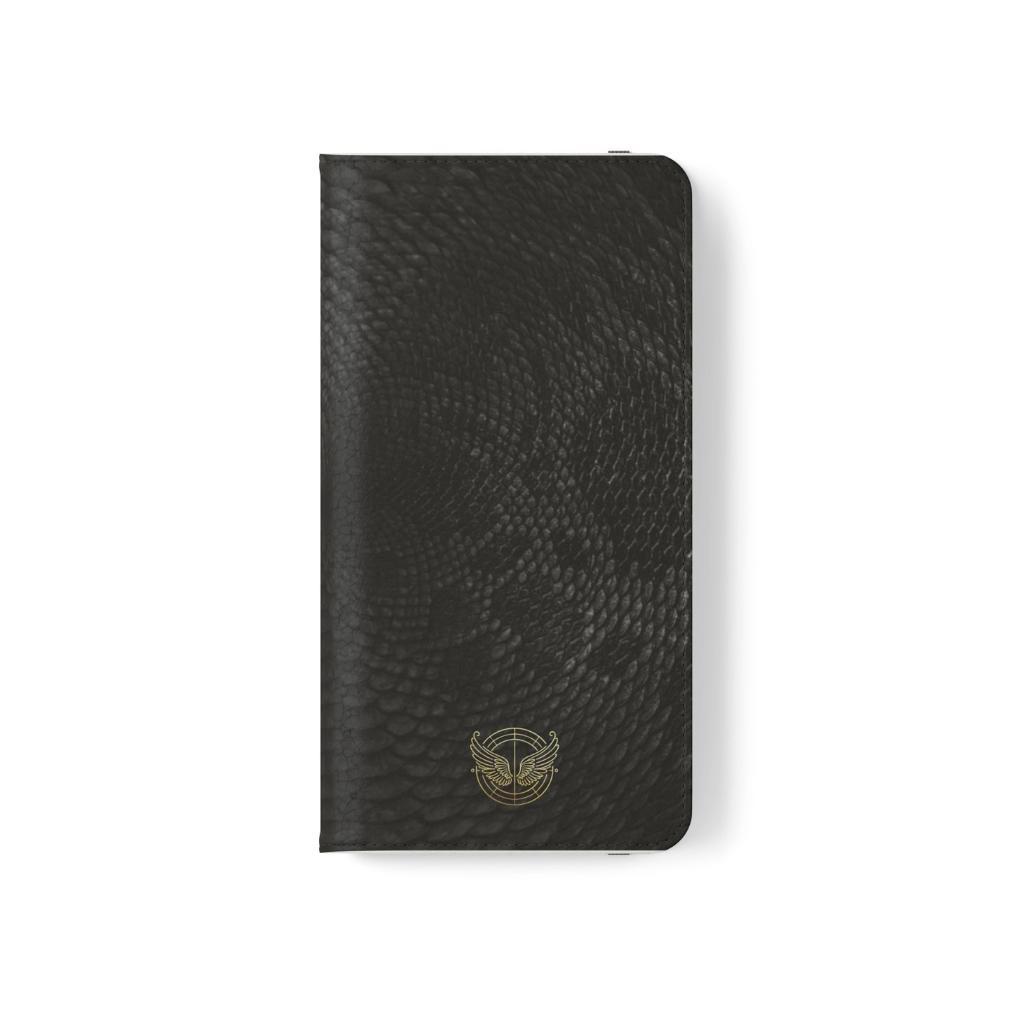 Black Snake Skin-Samsung Flip Case