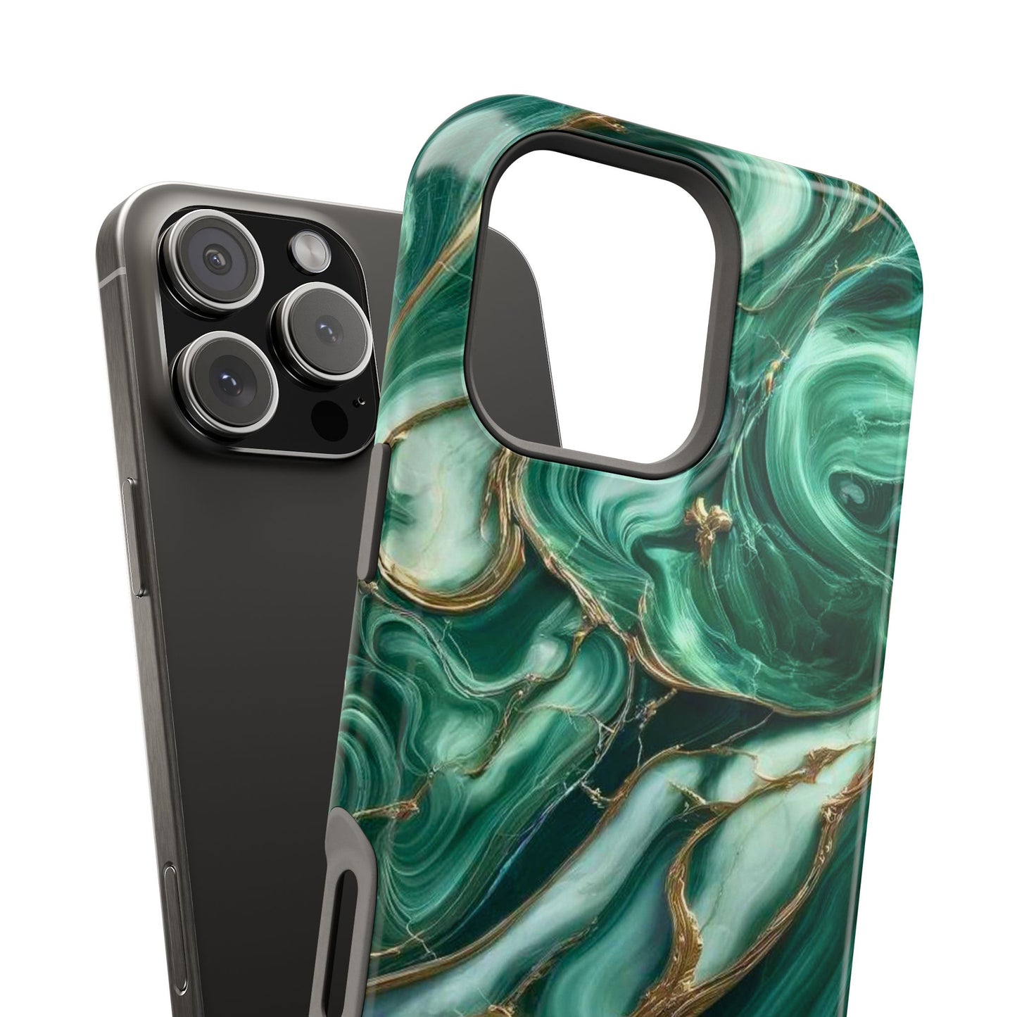 Emerald Swirls - MagSafe Tough Cases