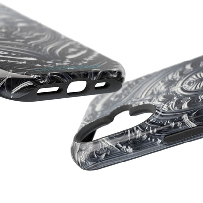 Silver Ornate Filigree-MagSafe Tough Cases