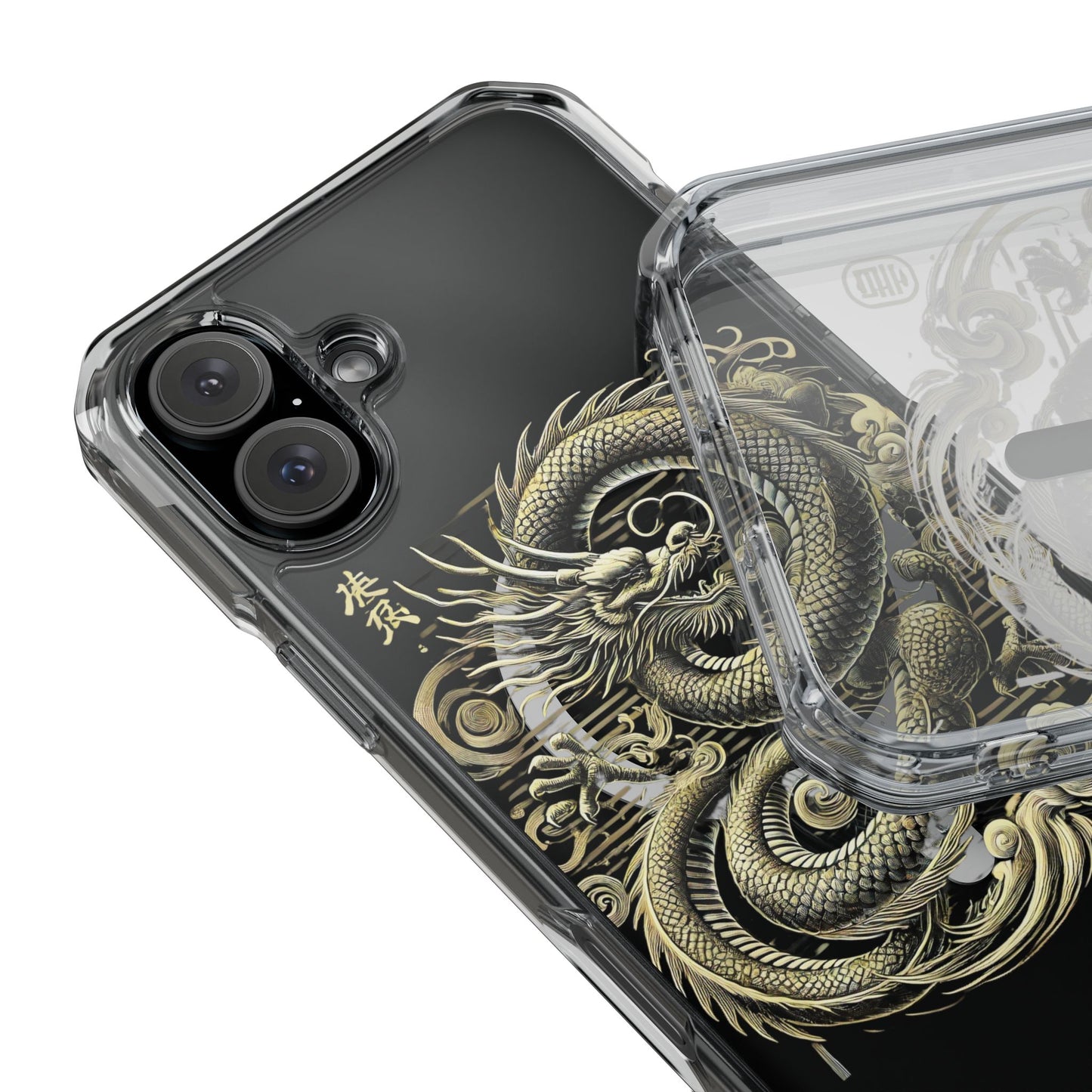 Golden Dragon of Prosperity-Magnetic Clear Impact Case