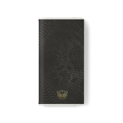 Black Snake Skin-Samsung Flip Case