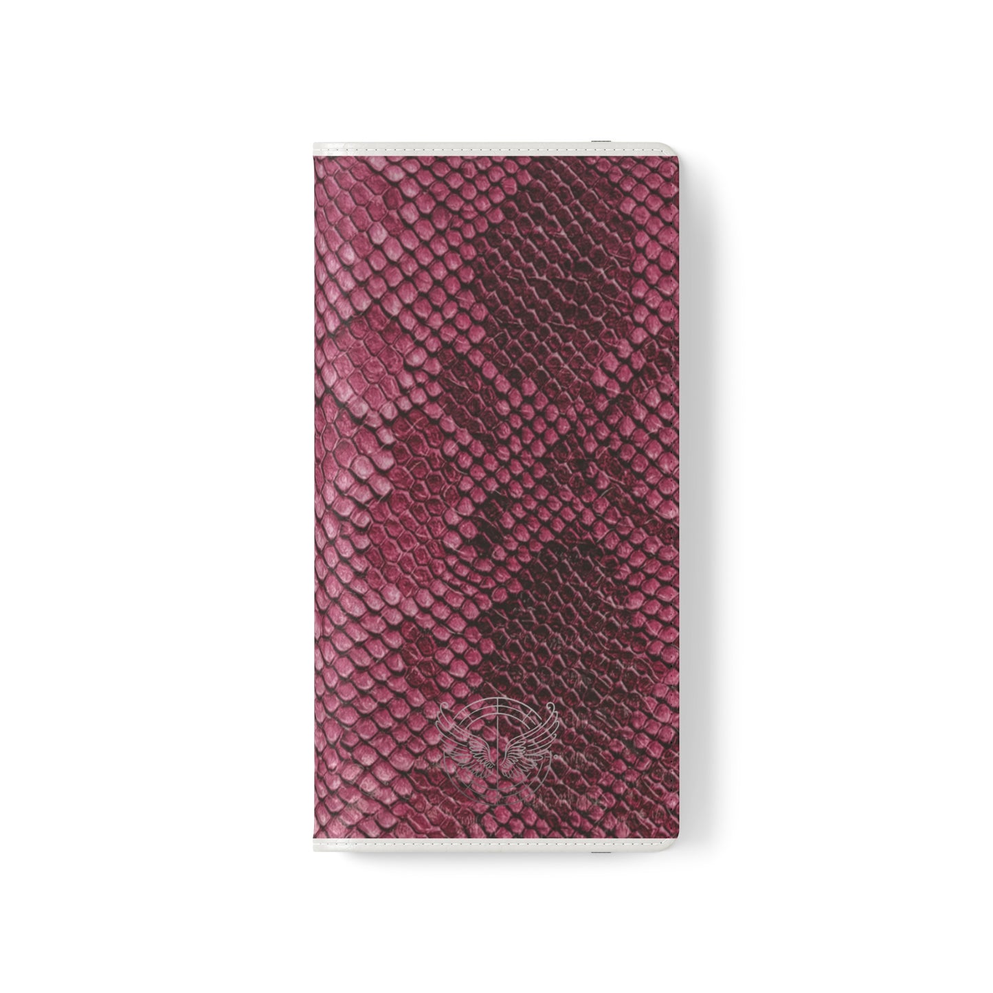 Pink Snake Skin-Samsung Flip Case