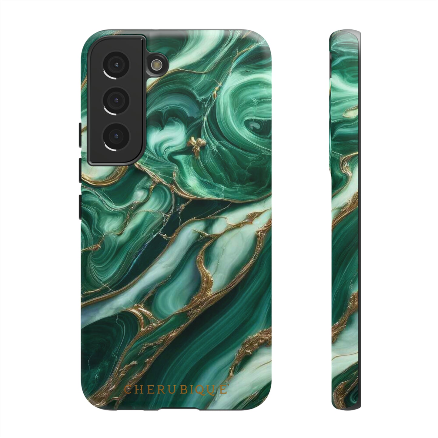 Emerald Swirls-Samsung Galaxy