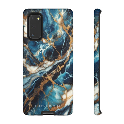 Veined Elegance Blue Bahia-Samsung Galaxy