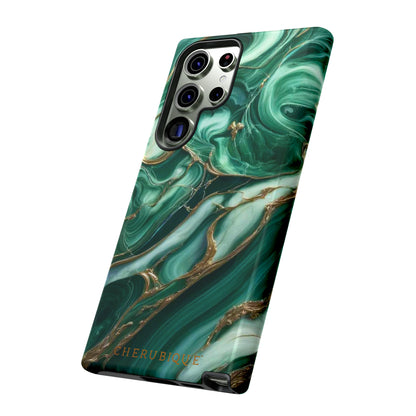 Emerald Swirls-Samsung Galaxy