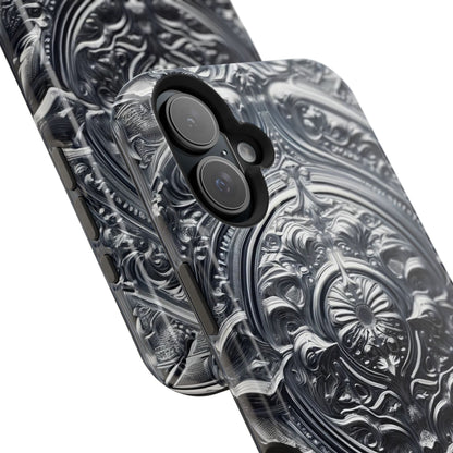 Silver Ornate Filigree-MagSafe Tough Cases