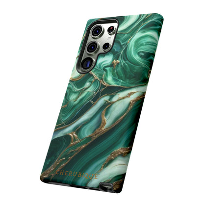 Emerald Swirls-Samsung Galaxy