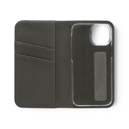 Black Snake Skin- iPhone Flip Case