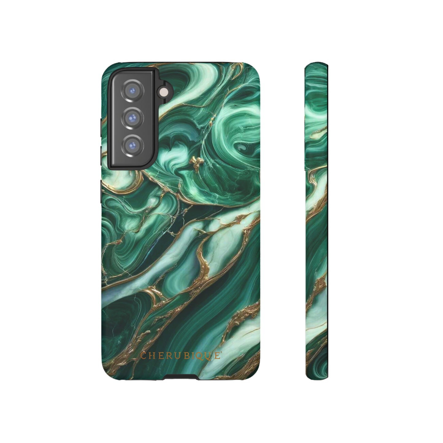 Emerald Swirls-Samsung Galaxy