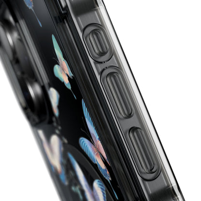 Azure Butterfly Waltz-Magnetic Clear Impact Case