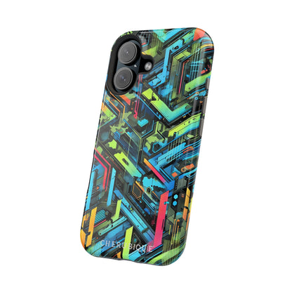 Neon Circuitry Maze-MagSafe Tough Cases