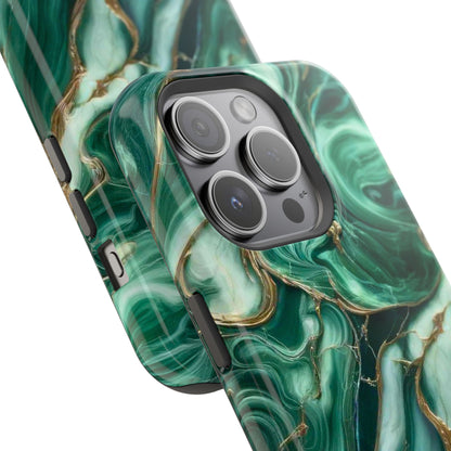 Emerald Swirls - MagSafe Tough Cases