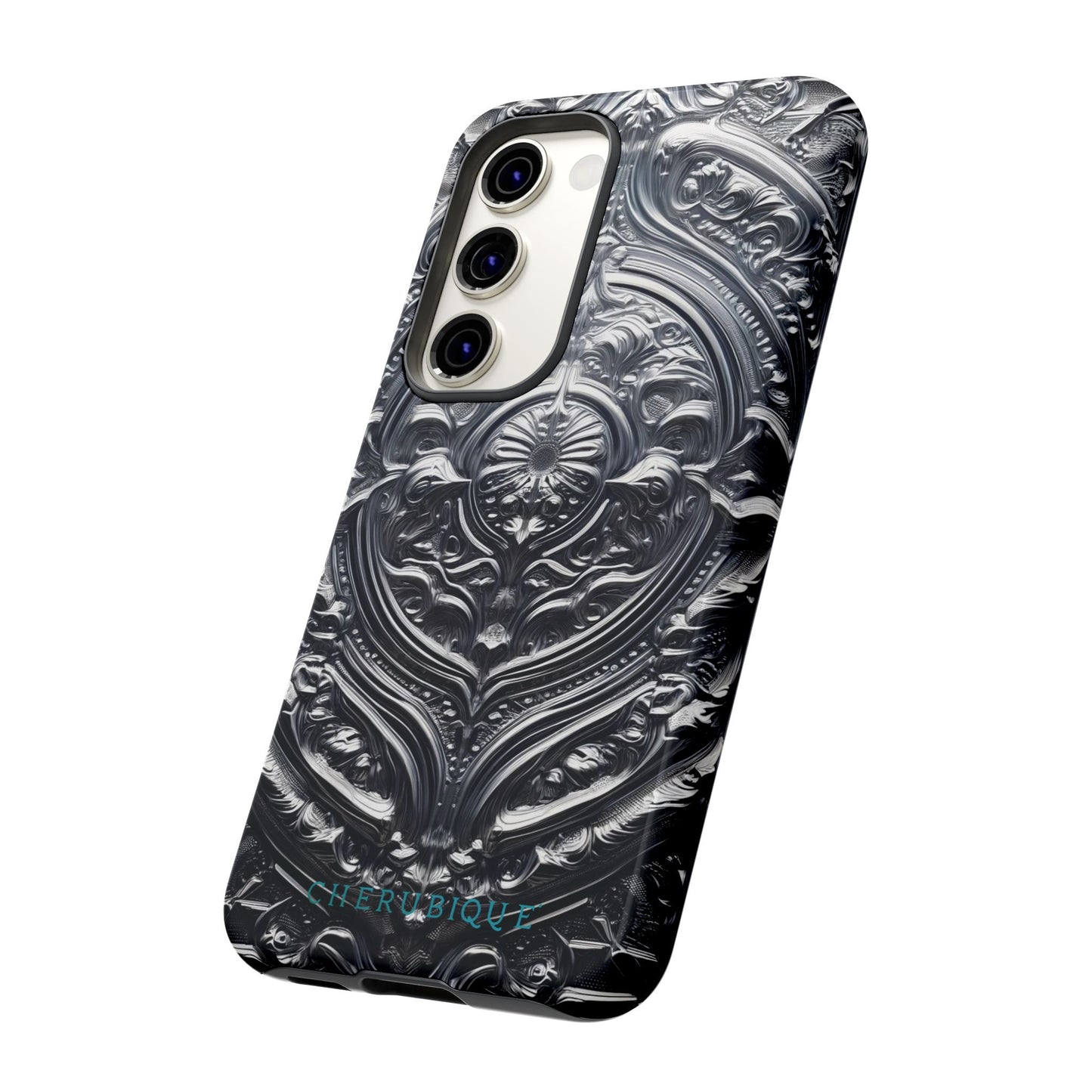 Silver Ornate Filigree-Samsung Galaxy