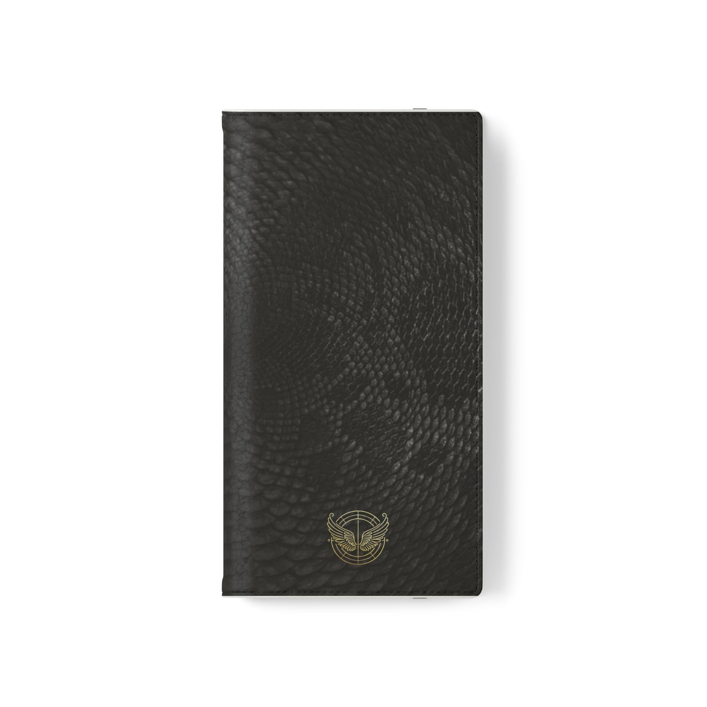 Black Snake Skin-Samsung Flip Case