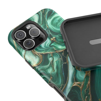 Emerald Swirls - MagSafe Tough Cases