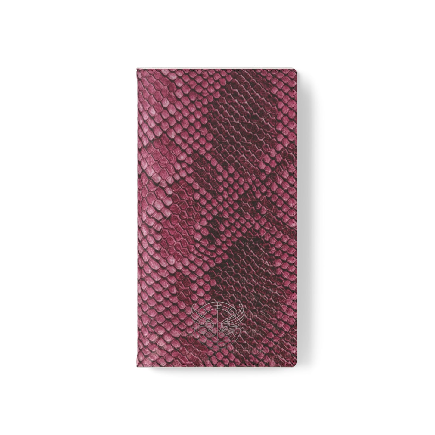 Pink Snake Skin-Samsung Flip Case