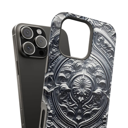 Silver Ornate Filigree-MagSafe Tough Cases