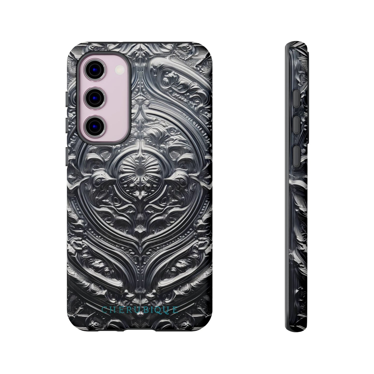 Silver Ornate Filigree-Samsung Galaxy