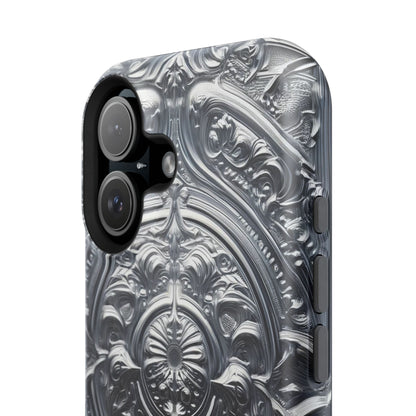 Silver Ornate Filigree-MagSafe Tough Cases