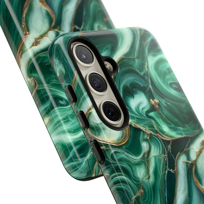 Emerald Swirls-Samsung Galaxy