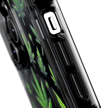 Cannabis Burst-Magnetic Clear Impact Case