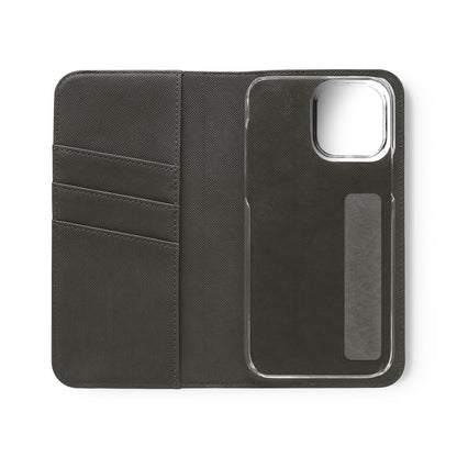 Black Snake Skin- iPhone Flip Case