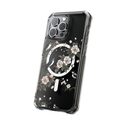 Swallows and Blossoms-Magnetic Clear Impact Case