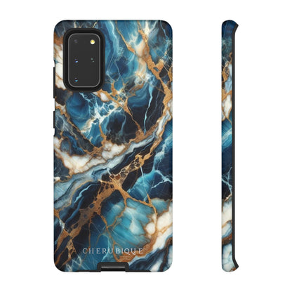 Veined Elegance Blue Bahia-Samsung Galaxy