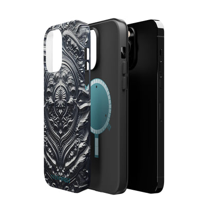 Silver Ornate Filigree-MagSafe Tough Cases