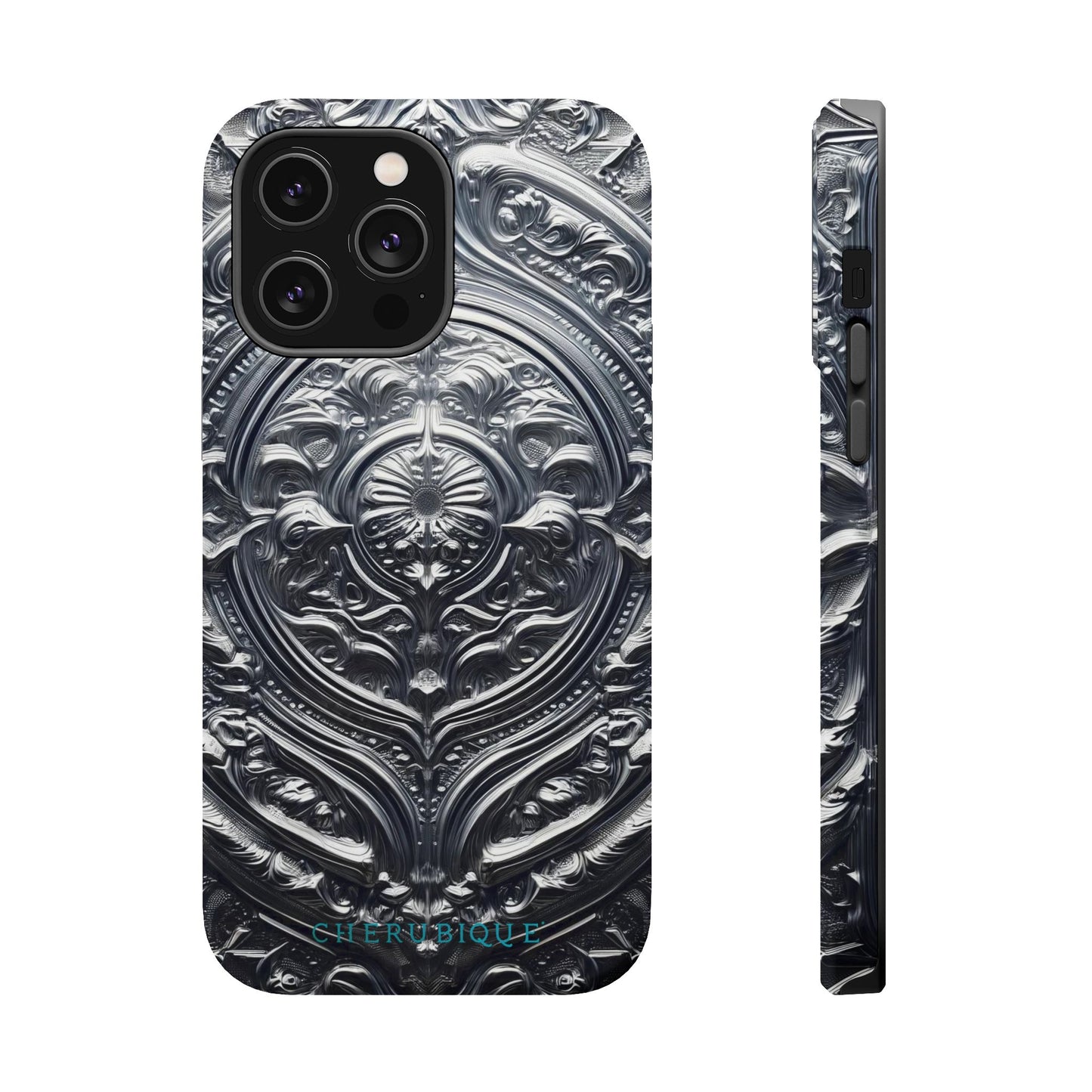 Silver Ornate Filigree-MagSafe Tough Cases