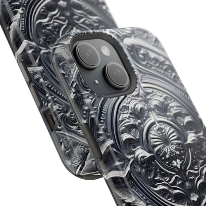 Silver Ornate Filigree-MagSafe Tough Cases